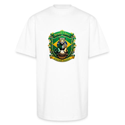 Brazil Jaguar Glory Tee, Brazilian Pride Gift - Unisex Oversized Heavyweight T-Shirt