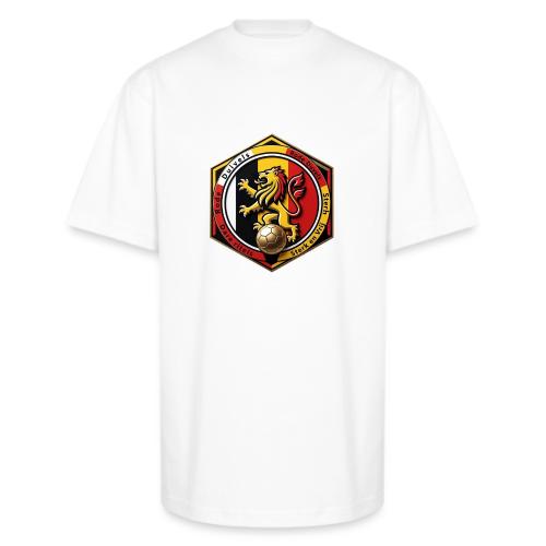 Belgium Lion Valor T-Shirt, Belgian Pride Gift - Unisex Oversized Heavyweight T-Shirt