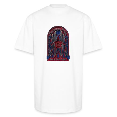 Barcelona Scarlet Pride T Shirt, Vibrant City Gift - Unisex Oversized Heavyweight T-Shirt