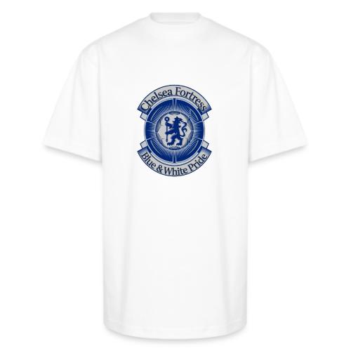 Chelsea Fortress T Shirt, Soccer City Pride Gift - Unisex Oversized Heavyweight T-Shirt