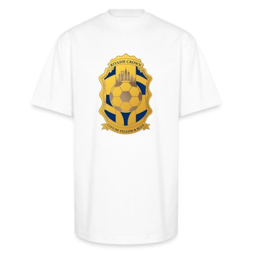 Riyadh Crown T Shirt, Modern Desert Pride Gift - Unisex Oversized Heavyweight T-Shirt