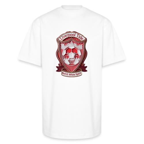 Liverpool Tide T Shirt, Soccer City Pride Gift - Unisex Oversized Heavyweight T-Shirt