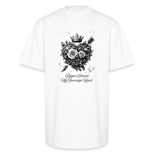 Royal Heart T-Shirt, Mug, & Leggings - Unisex Oversized Heavyweight T-Shirt