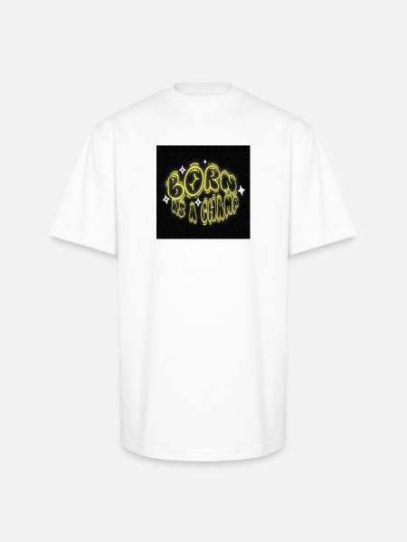Champ Neon Glow - Unisex Oversized Heavyweight T-Shirt - white