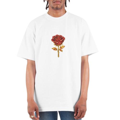 Golden Rose - Unisex Oversized Heavyweight T-Shirt