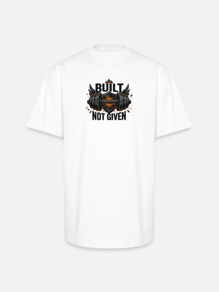 build up bro!! - Unisex Oversized Heavyweight T-Shirt - white