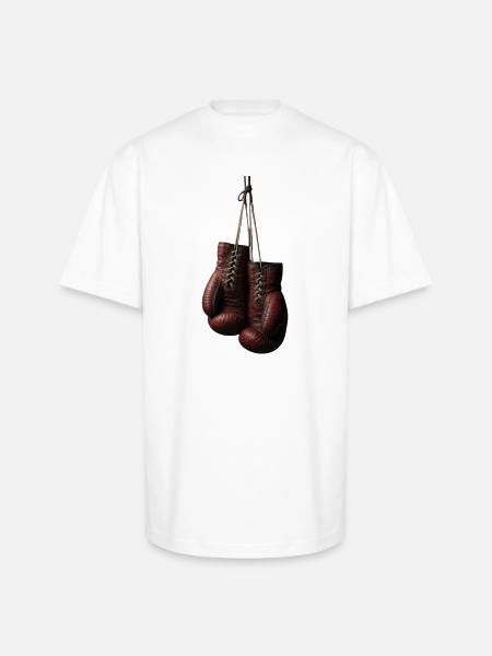 Boxing - Unisex Oversized Heavyweight T-Shirt - white