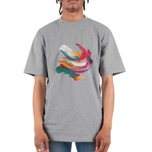 Colorful brushstrokes - Unisex Oversized Heavyweight T-Shirt