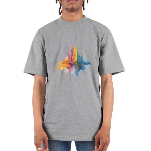 Impasto Spectrum - Unisex Oversized Heavyweight T-Shirt