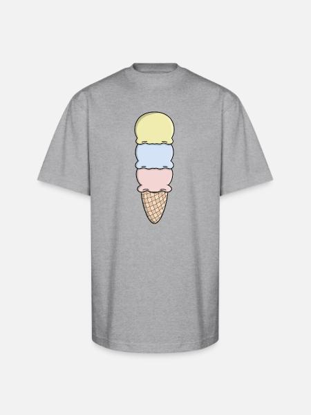 Sweet Dreams and Good Days - Unisex Oversized Heavyweight T-Shirt - heather gray