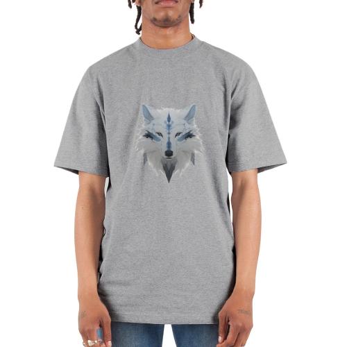 Ivory Grace Wolf - Unisex Oversized Heavyweight T-Shirt