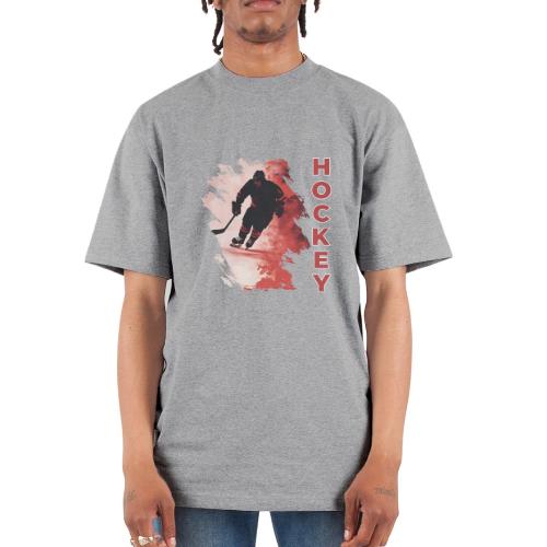 Hockey Fire - Unisex Oversized Heavyweight T-Shirt