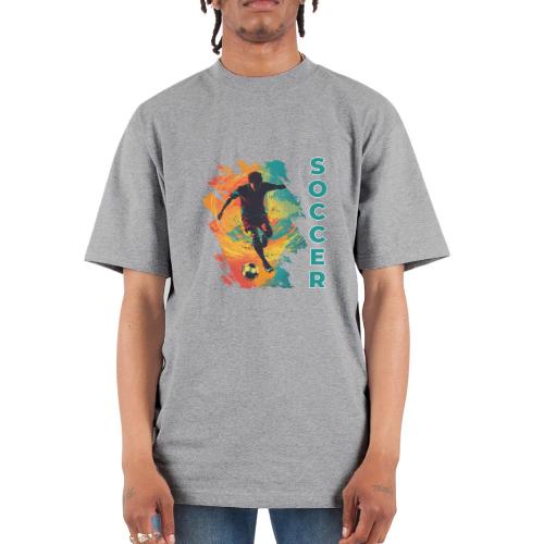Soccer Hero Mode - Unisex Oversized Heavyweight T-Shirt