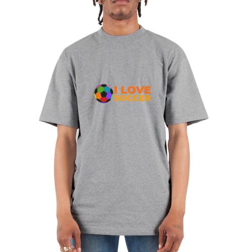 I Love Soccer - Unisex Oversized Heavyweight T-Shirt