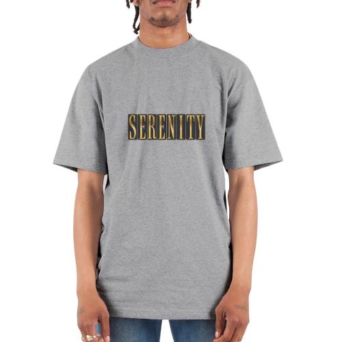 Serenity in Gold - Unisex Oversized Heavyweight T-Shirt