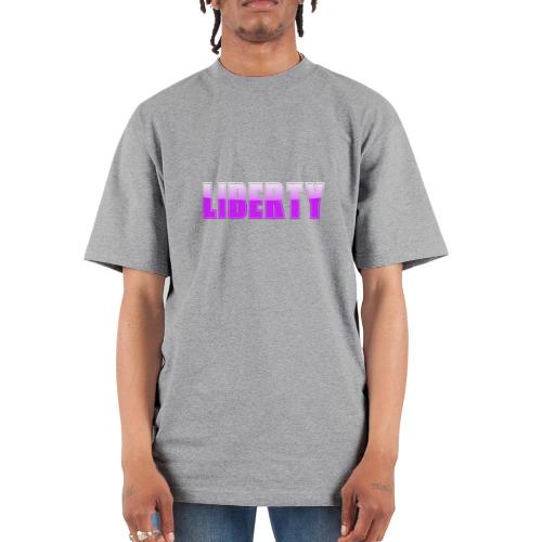 Liberty Typography Graphic Design - Unisex Oversized Heavyweight T-Shirt
