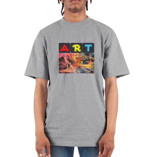 Chaotic Threads of Art - Unisex Oversized Heavyweight T-Shirt