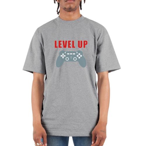 Level Up Gamer Controller Apparel - Unisex Oversized Heavyweight T-Shirt