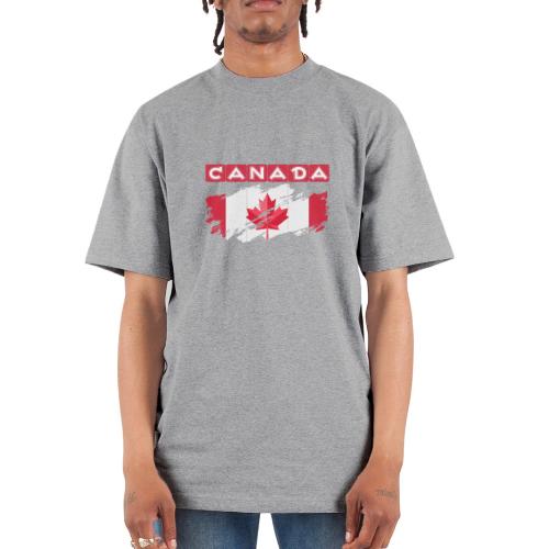 Canada, Inspired by the Canadian flag - Unisex Oversized Heavyweight T-Shirt