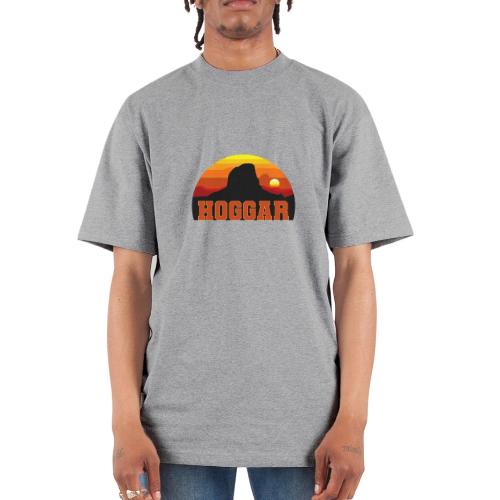 Algeria: Hoggar Desert Horizon - Unisex Oversized Heavyweight T-Shirt