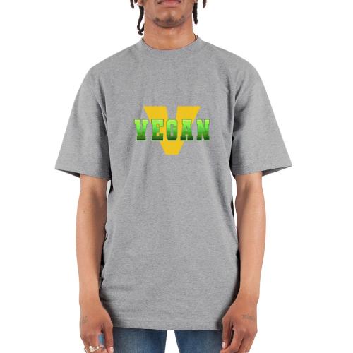 Vegan Energy V - Unisex Oversized Heavyweight T-Shirt