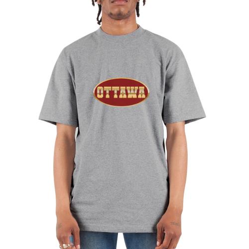 Golden Pulse – Ottawa - Unisex Oversized Heavyweight T-Shirt