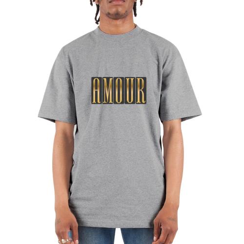 Golden Love - Unisex Oversized Heavyweight T-Shirt