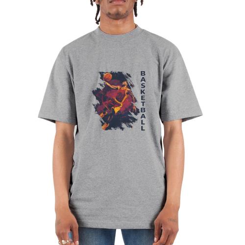 Basketball Charge - Unisex Oversized Heavyweight T-Shirt