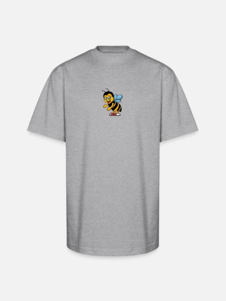 Cartoon - Unisex Oversized Heavyweight T-Shirt - heather gray