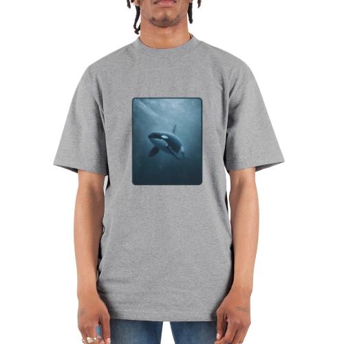 Orca Ocean Wildlife Design - Unisex Oversized Heavyweight T-Shirt