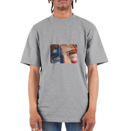 USA: Patriot Gaze - Unisex Oversized Heavyweight T-Shirt