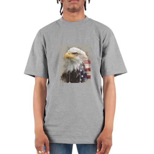 USA: Eagle of the Free - Unisex Oversized Heavyweight T-Shirt