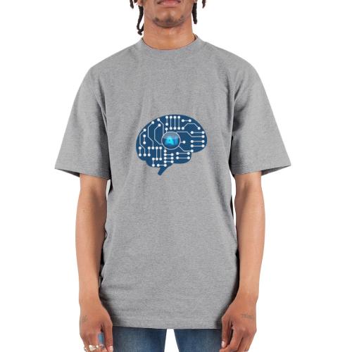 AI: Mind Wired - Unisex Oversized Heavyweight T-Shirt