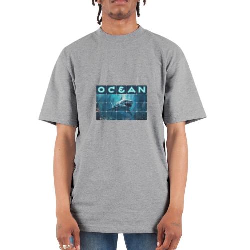 Ocean: Predator's Domain - Unisex Oversized Heavyweight T-Shirt