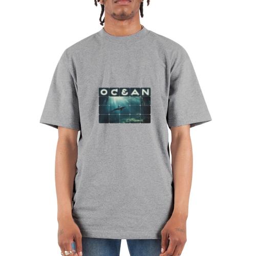 Ocean Whisper - Unisex Oversized Heavyweight T-Shirt