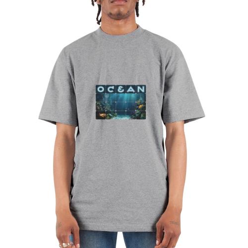 Ocean: Rainbow Reef Life - Unisex Oversized Heavyweight T-Shirt