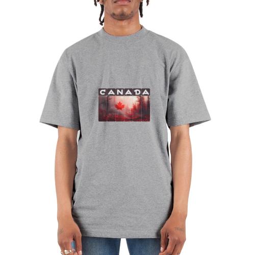 Canada Nature Vibes - Unisex Oversized Heavyweight T-Shirt