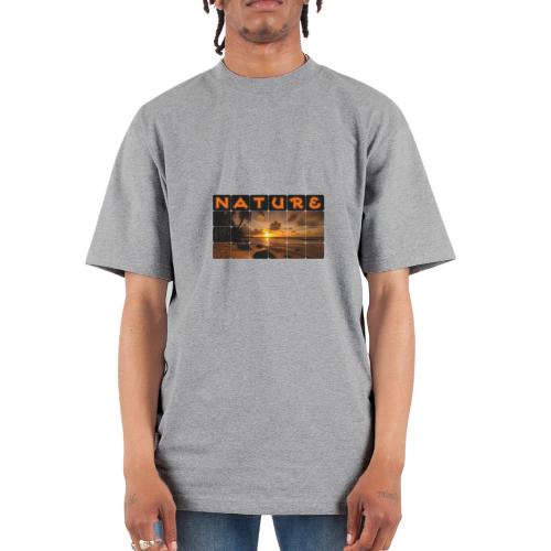 Nature: Golden Hour Escape - Unisex Oversized Heavyweight T-Shirt