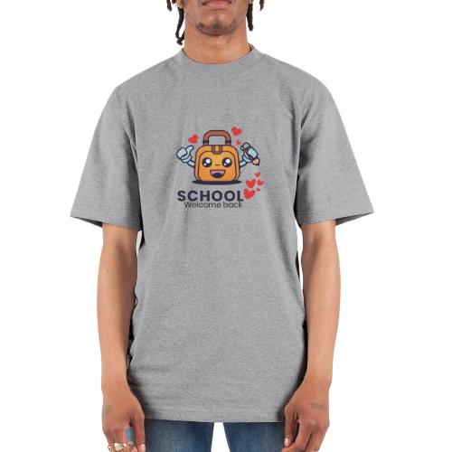 first day of school outfit- school Welcome back - Unisex Oversized Heavyweight T-Shirt