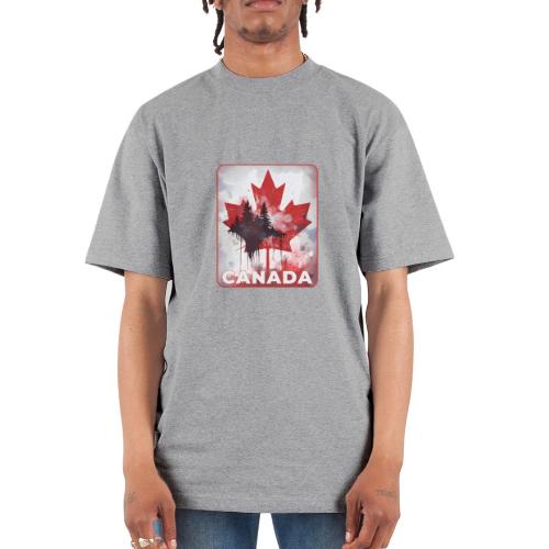 Canada's Maple Leaf Pride - Unisex Oversized Heavyweight T-Shirt