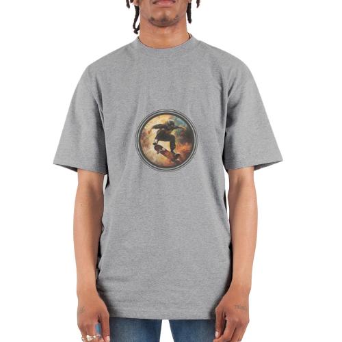 Skateboarding Flow - Unisex Oversized Heavyweight T-Shirt