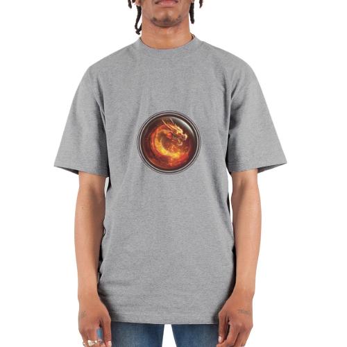 Shadow Dragon Rise - Unisex Oversized Heavyweight T-Shirt