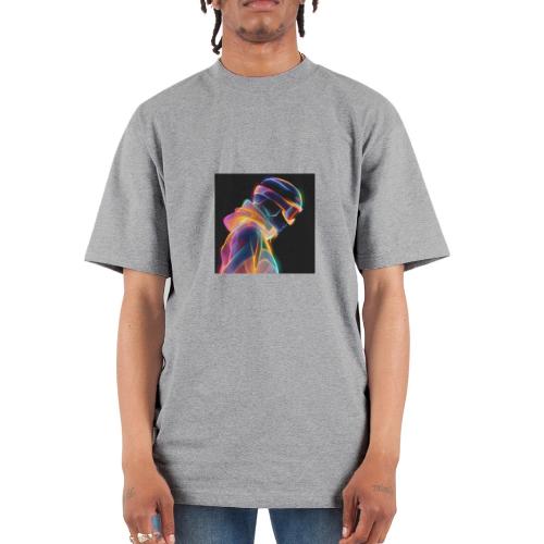 Snowboarding: Neon Gravity Ride - Unisex Oversized Heavyweight T-Shirt