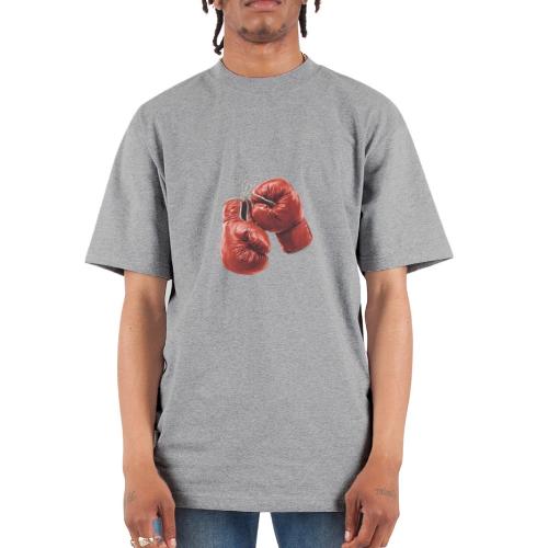 Boxing: Hanging Gloves Icon - Unisex Oversized Heavyweight T-Shirt
