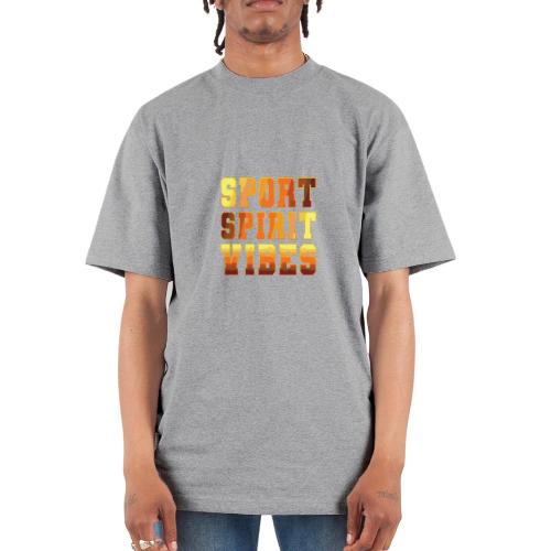 Sport Spirit Vibes Gradient - Unisex Oversized Heavyweight T-Shirt