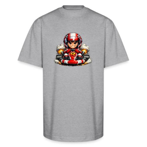 Carcadelogoracerfront - Unisex Oversized Heavyweight T-Shirt