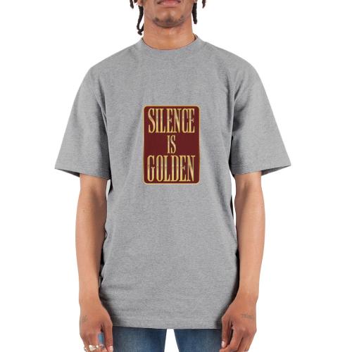 Silence Is Golden - Unisex Oversized Heavyweight T-Shirt