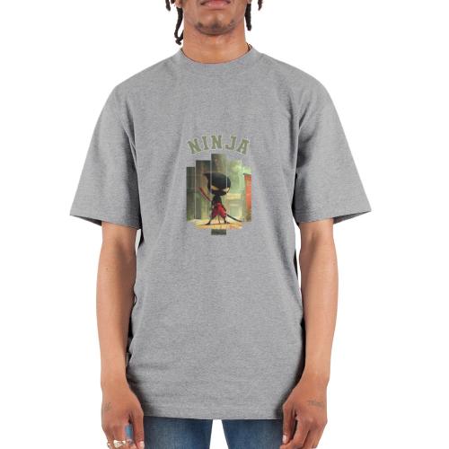Cute Ninja Attack - Unisex Oversized Heavyweight T-Shirt