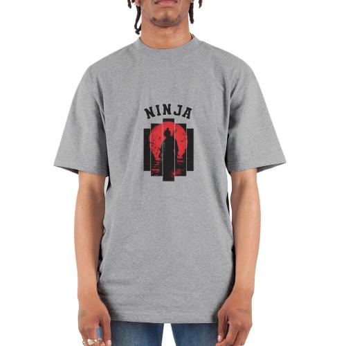Ninja in the Shadows - Unisex Oversized Heavyweight T-Shirt