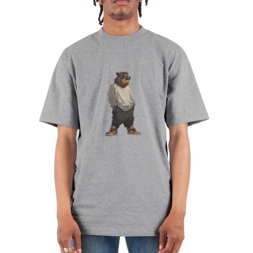 Urban Streetwear Bear Cool Apparel Design - Unisex Oversized Heavyweight T-Shirt